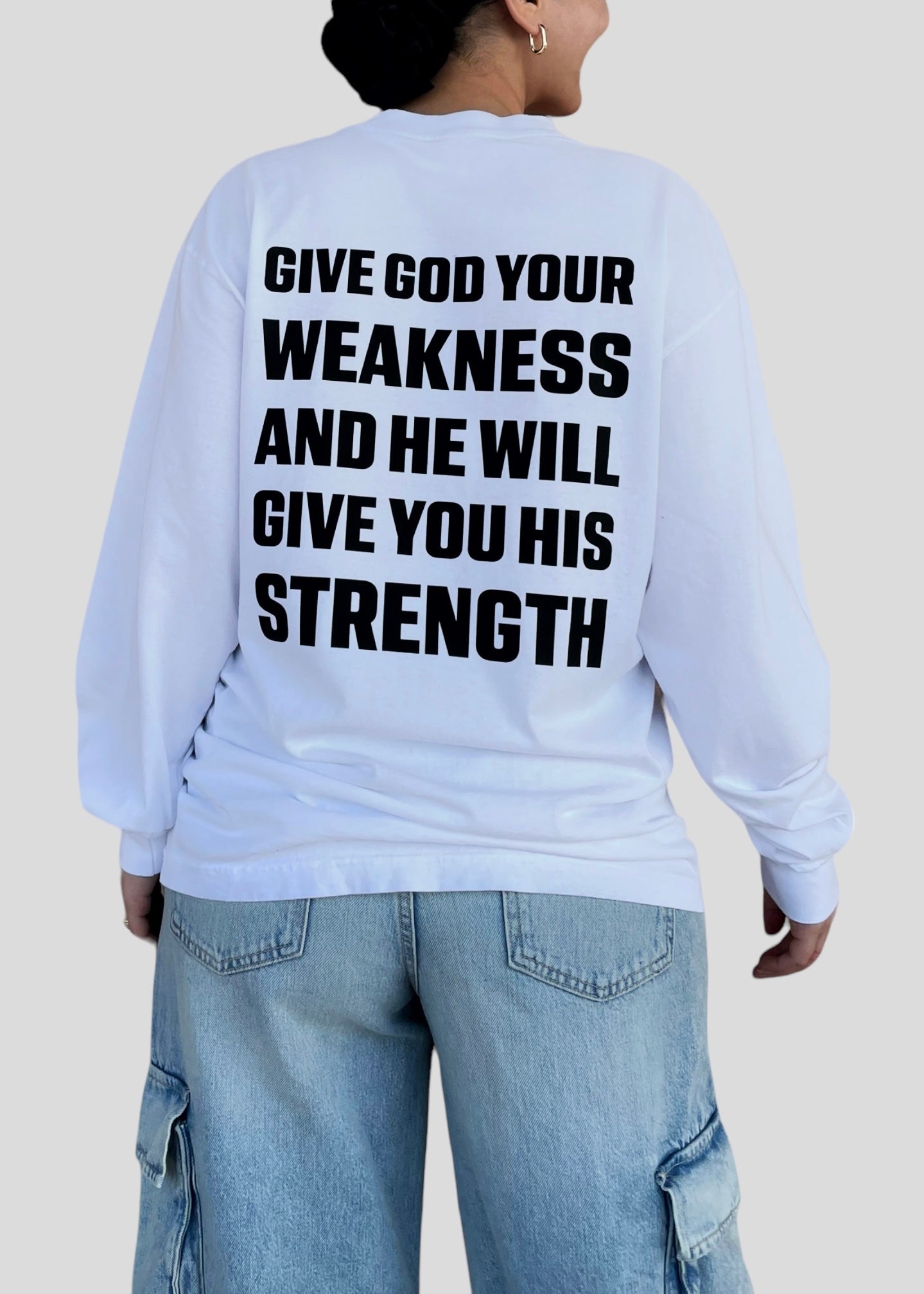 Coptic Cross + Give God Your Weakness and He Will Give You His Strength Tees