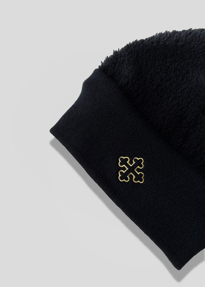 Coptic Cross Knit Sherpa Lined Beanie