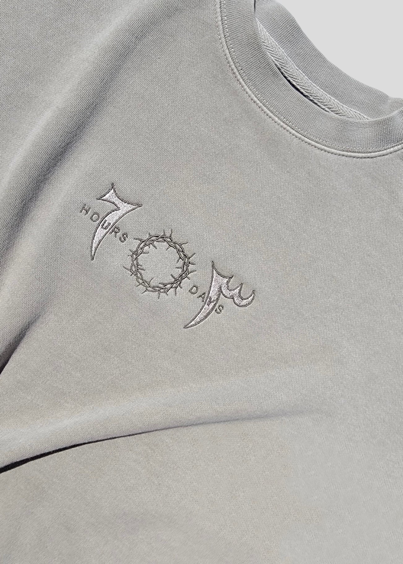 [READY TO SHIP] Embroidered Crown of Thorns Sweatshirts