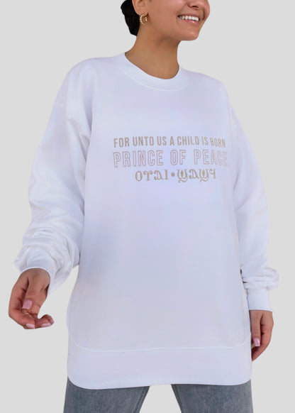 Embroidered Prince of Peace Sweatshirts