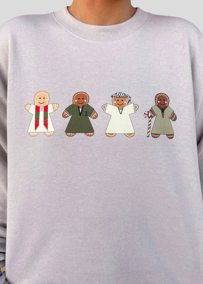 Gingerbread Men in Galabeyas Sweatshirts