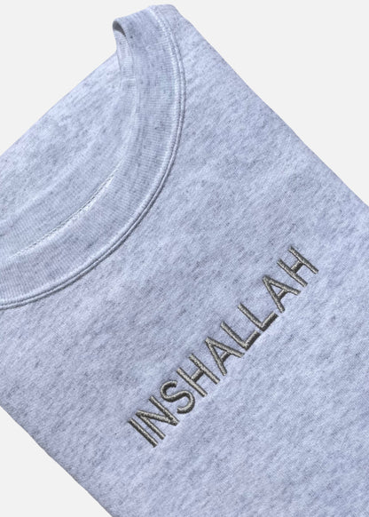 Embroidered Inshallah Sweatshirts