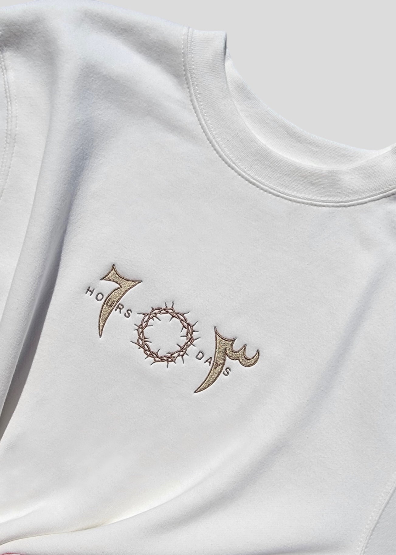 [READY TO SHIP] Embroidered Crown of Thorns Sweatshirts