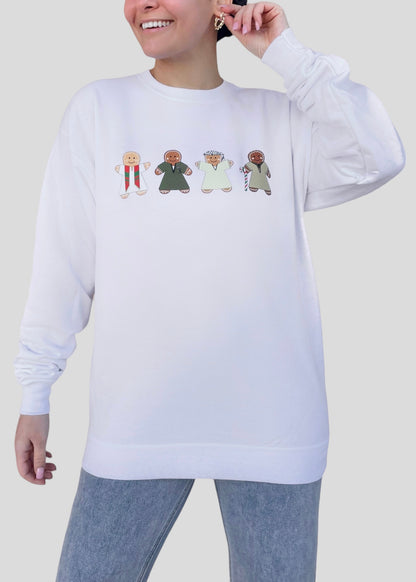 Gingerbread Men in Galabeyas Sweatshirts