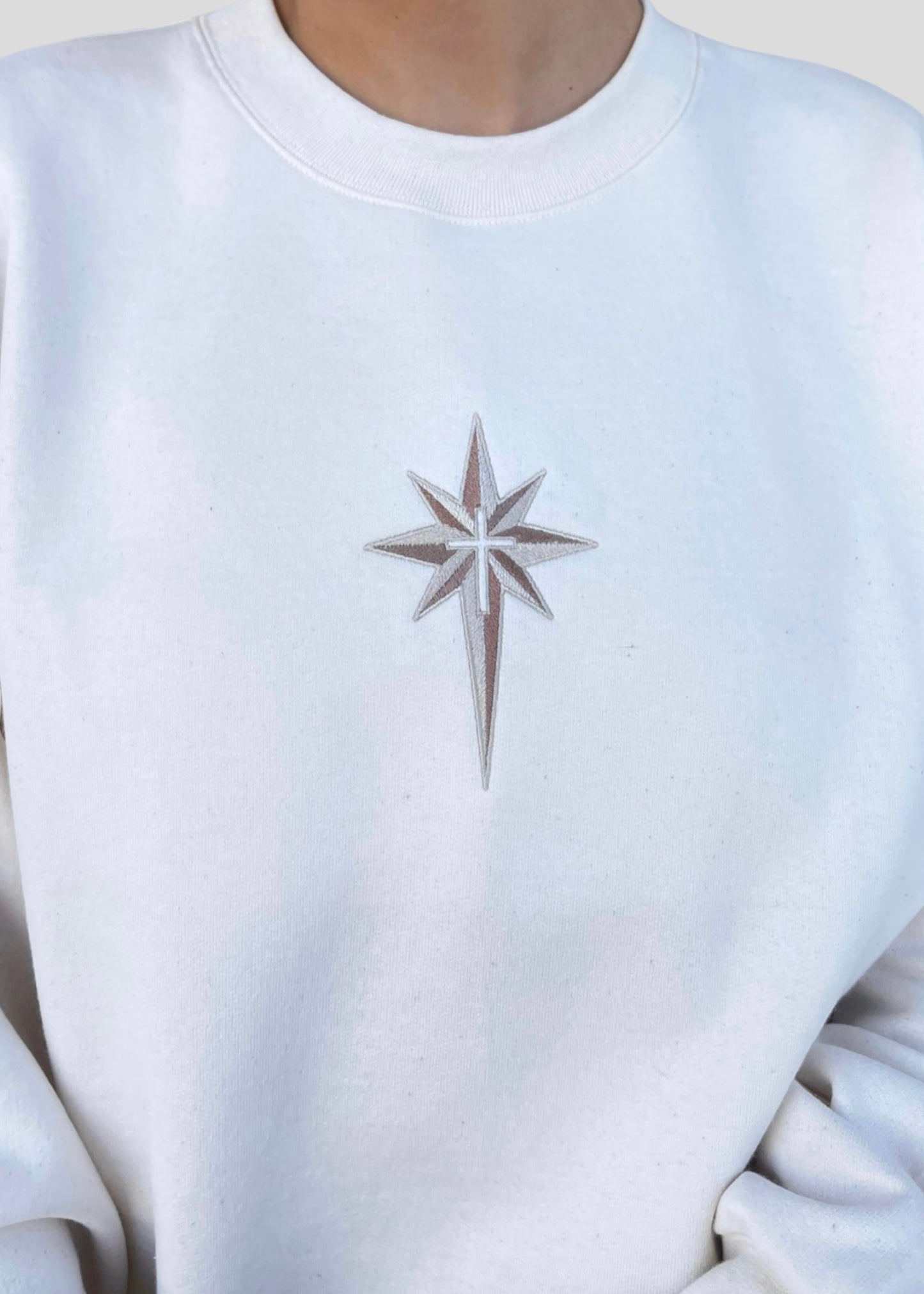 Embroidered Bethlehem Star Sweatshirts