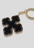 Round Coptic Cross Keychains