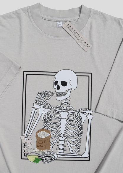 Skeleton Eating Lib (Pumpkin Seeds) T- Shirts