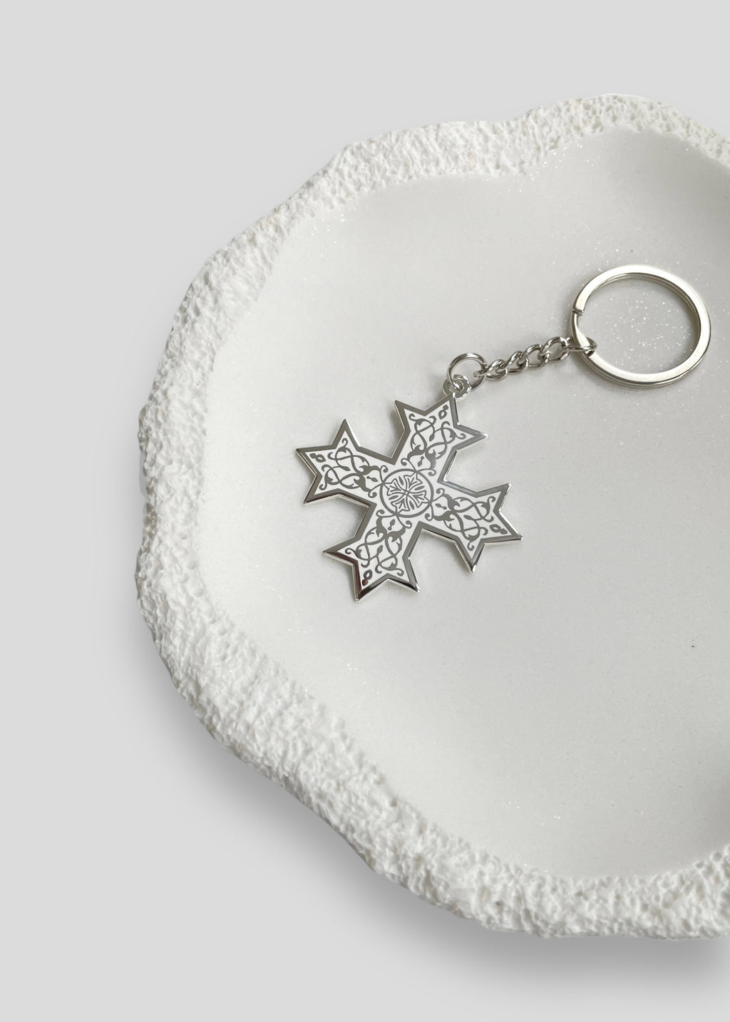 Single-Sided Classic Coptic Cross Keychains