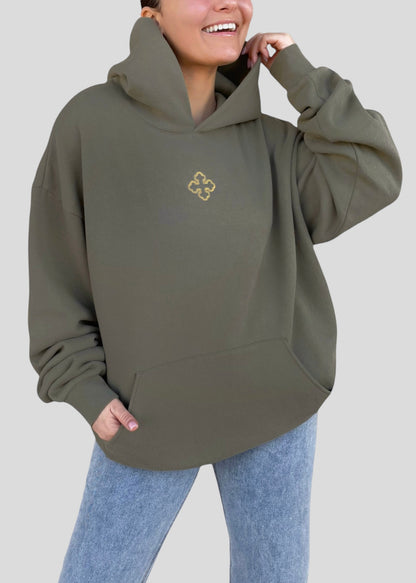 Embroidered Round Coptic Cross Sweatshirts