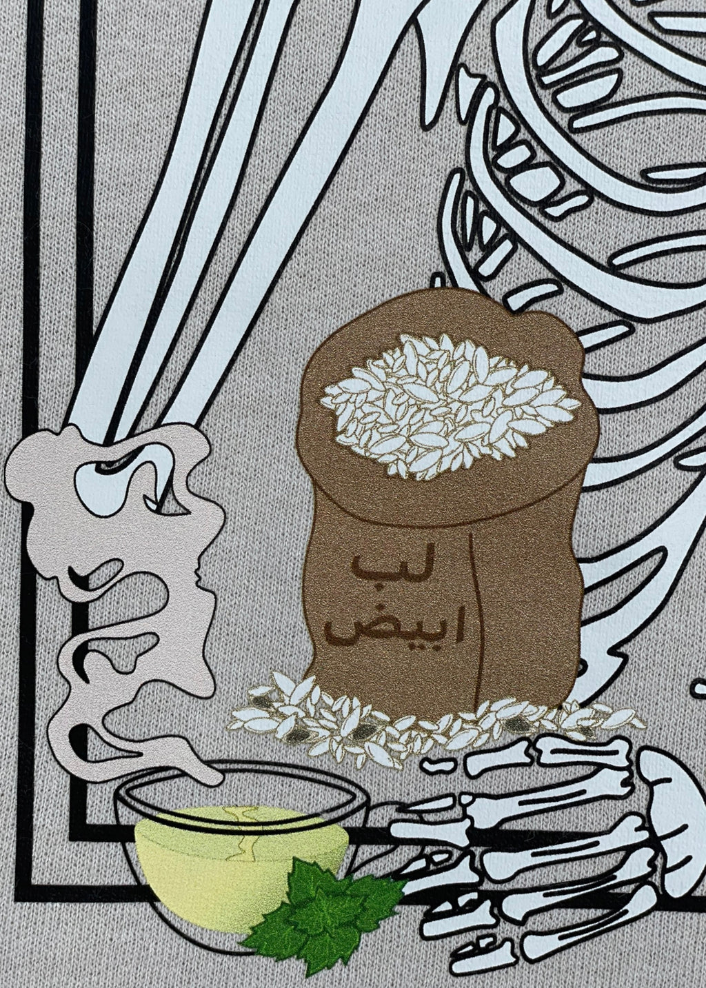 [READY TO SHP] Skeleton Eating Lib (Pumpkin Seeds) Sweatshirts