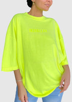 Embroidered Neon Inshallah T-Shirts