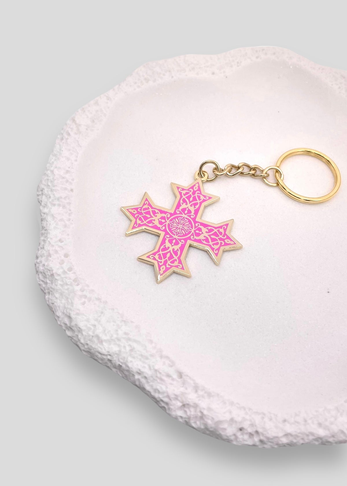 Single-Sided Classic Coptic Cross Keychains