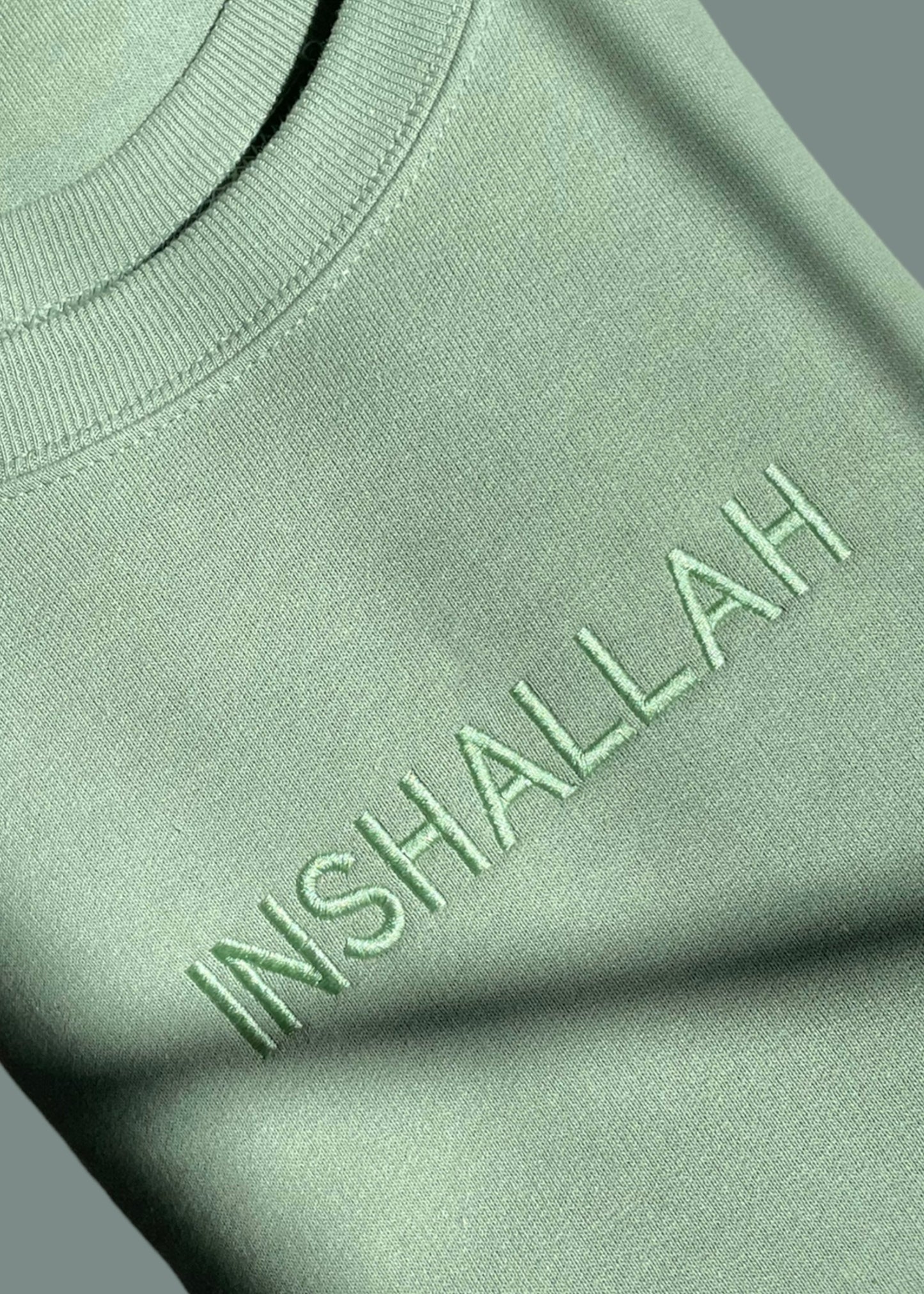 Embroidered Inshallah Sweatshirts