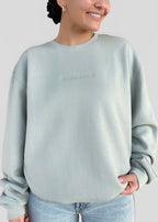Coptic Floral Cross + Mahzuzah Printed & Embroidered Sweatshirts