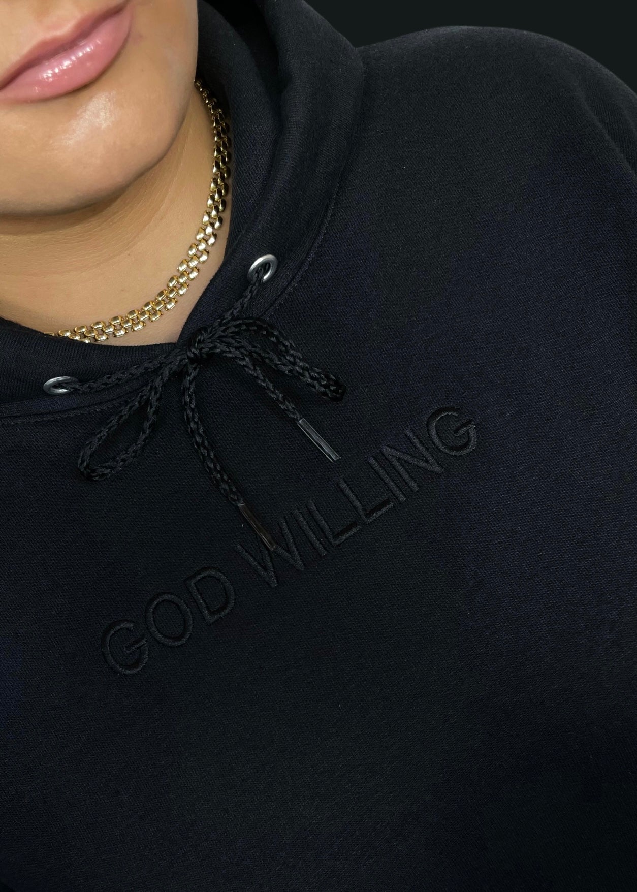 [READY TO SHIP] Embroidered God Willing Sweatshirts