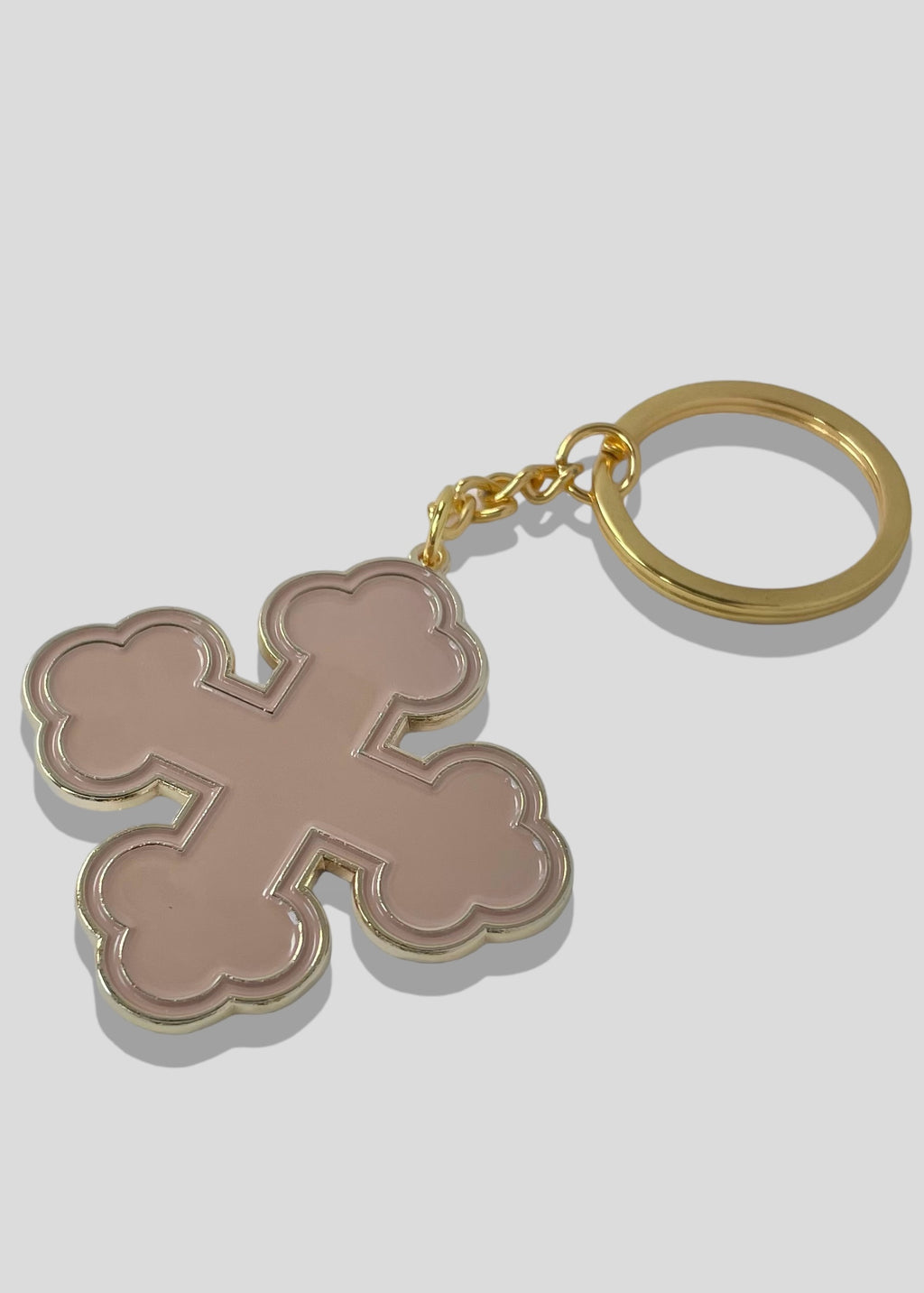Round Coptic Cross Keychains