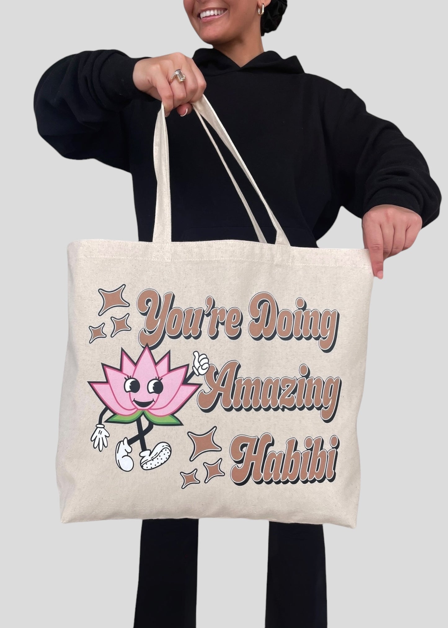 You're Doing Amazing Habibi Jumbo Tote