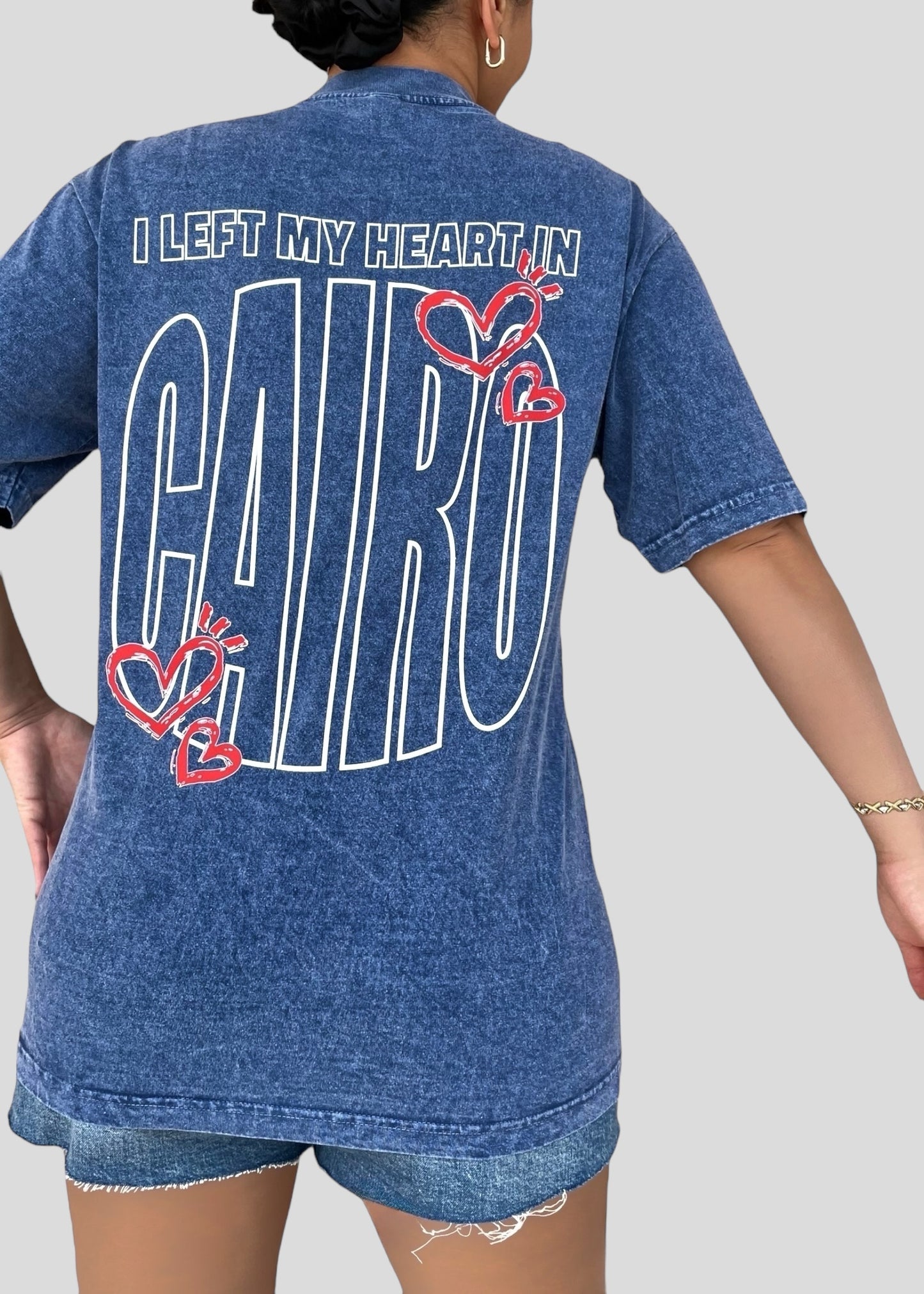 [Customizable] I Left My Heart In Cairo Tees