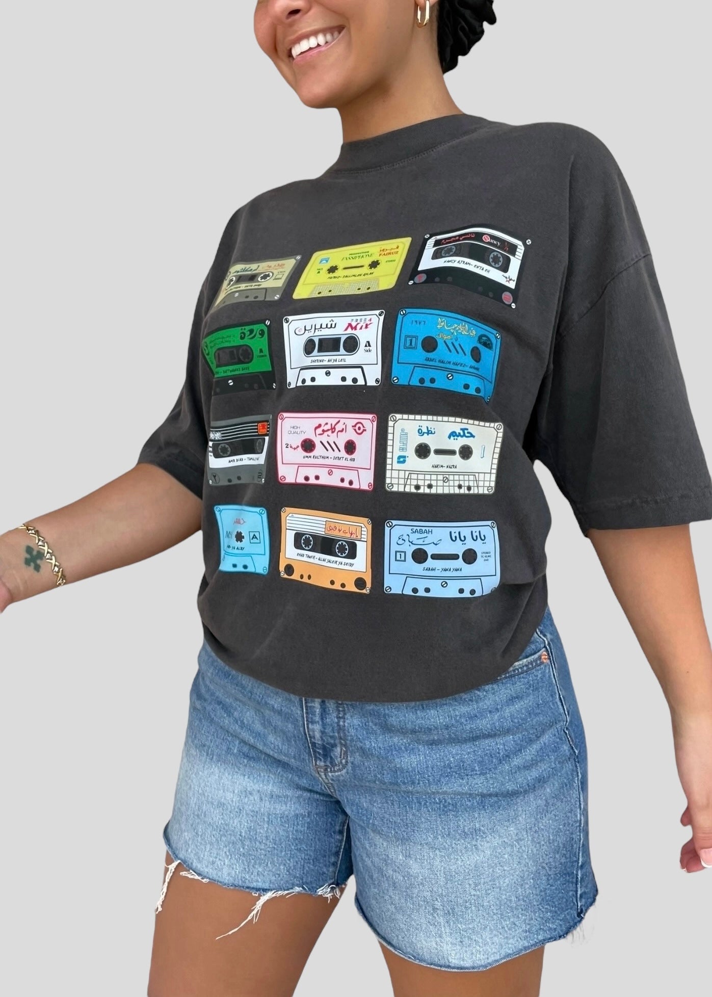 Arabic Cassette Collection Tees