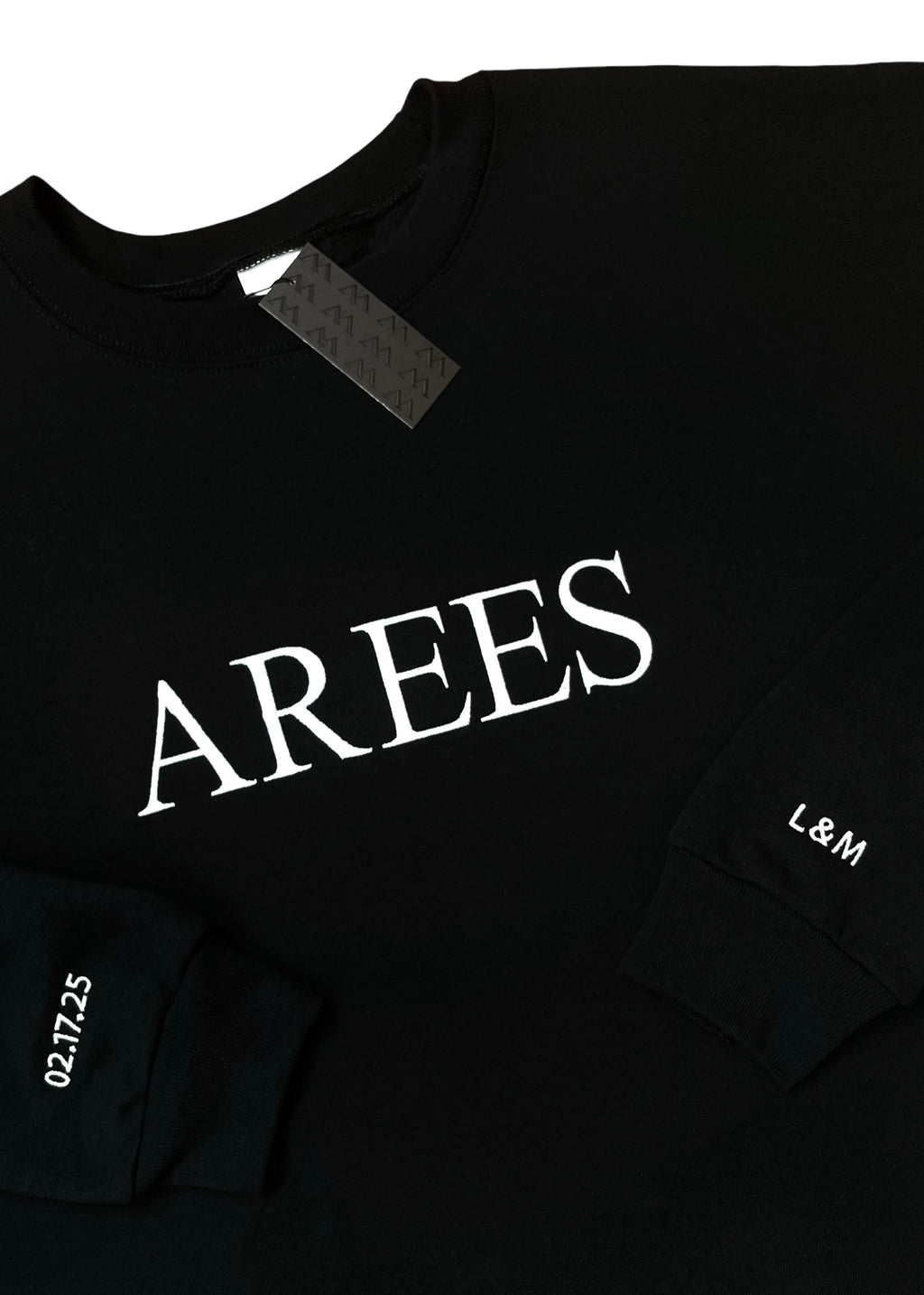 Embroidered Arees [Groom] Crewneck