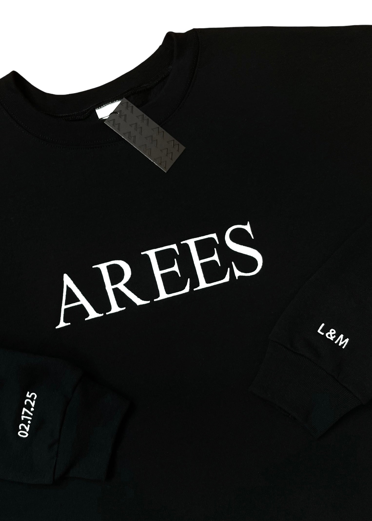 Embroidered Arees [Groom] Crewneck