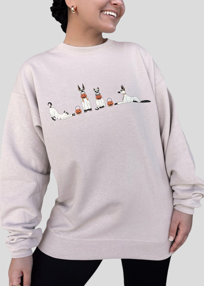 Anubis Jackals and Egyptian Cats Sweatshirts