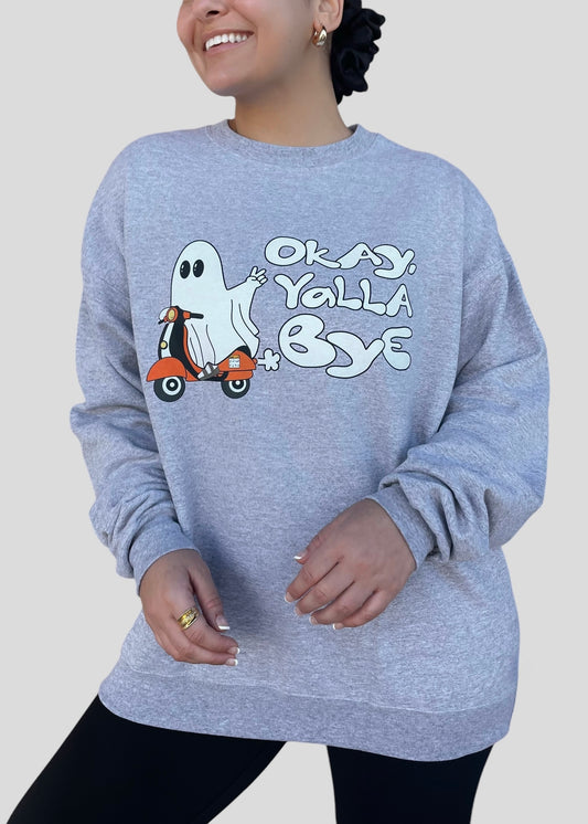 Okay, Yalla Bye Ghost Sweatshirts