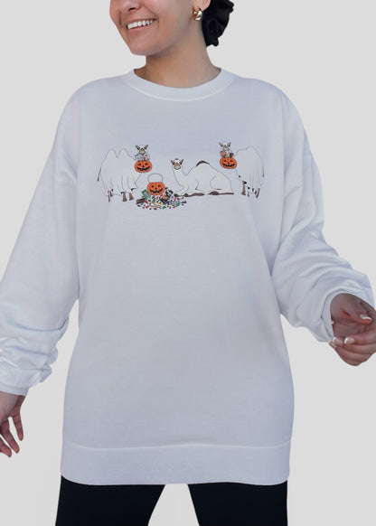 Ghost Camels: Trick or Treat Sweatshirts