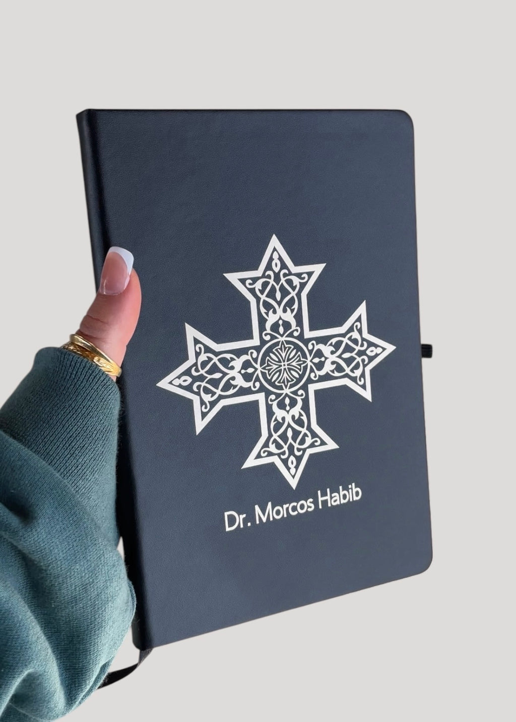 Limited Edition Textured Customizable Coptic Cross Journals