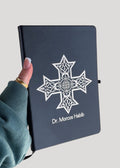 Limited Edition Textured Customizable Coptic Cross Journals