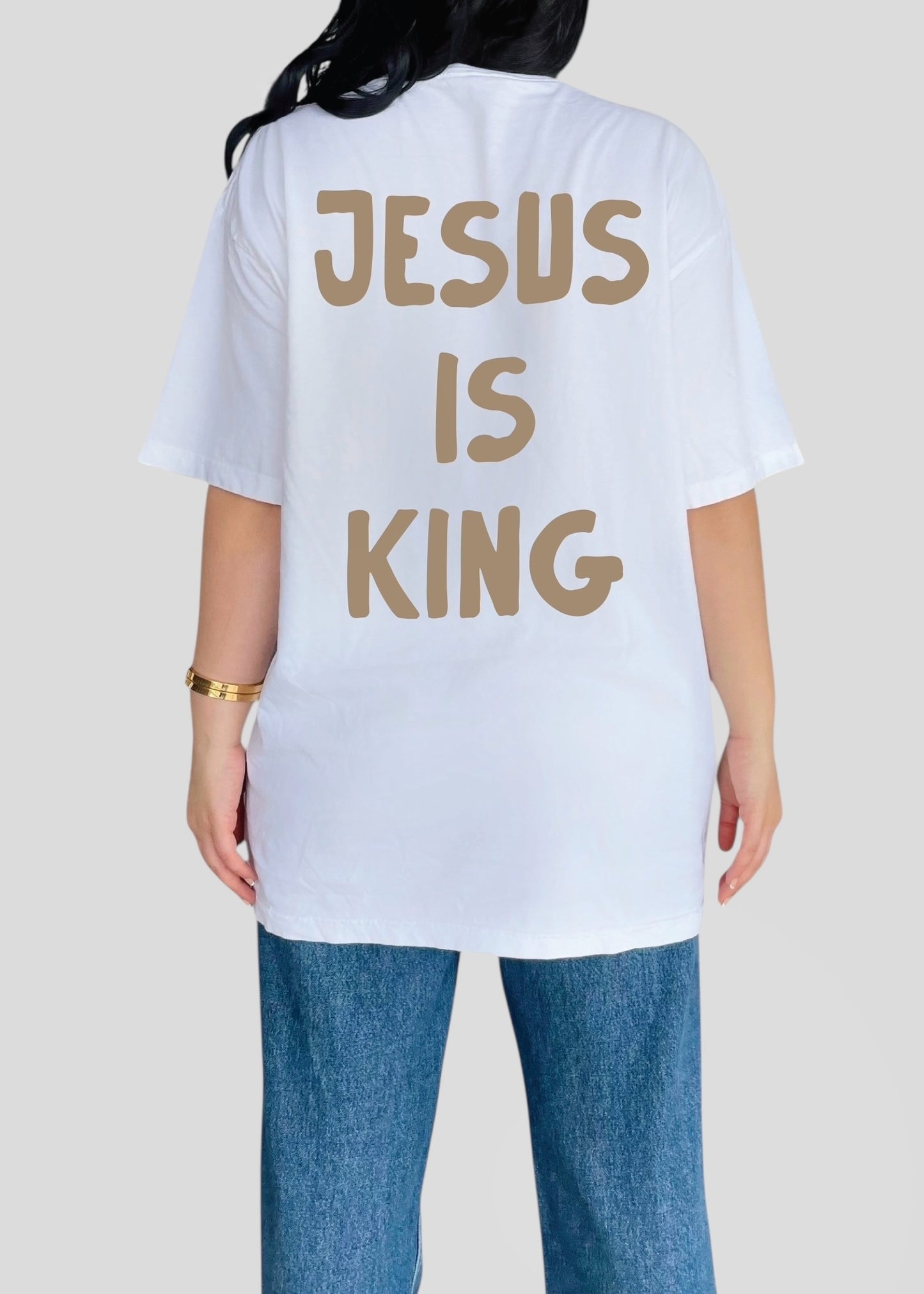 [CUSTOMIZABLE] Jesus is King Tees