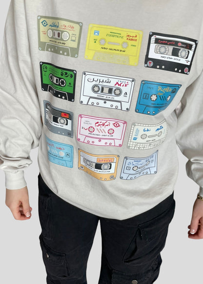 [READY TO SHIP] Arabic Cassette Collection Tees