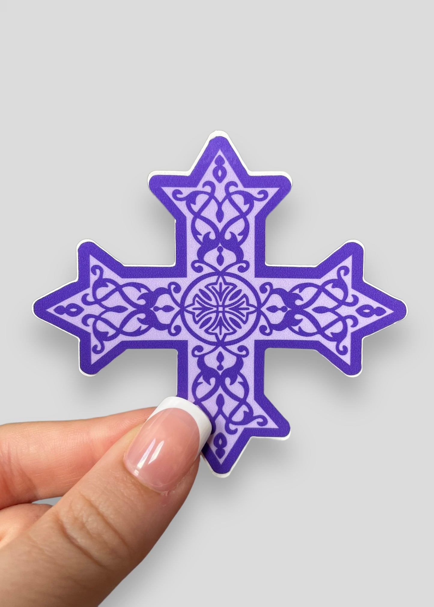 Coptic Cross Vinyl Sticker