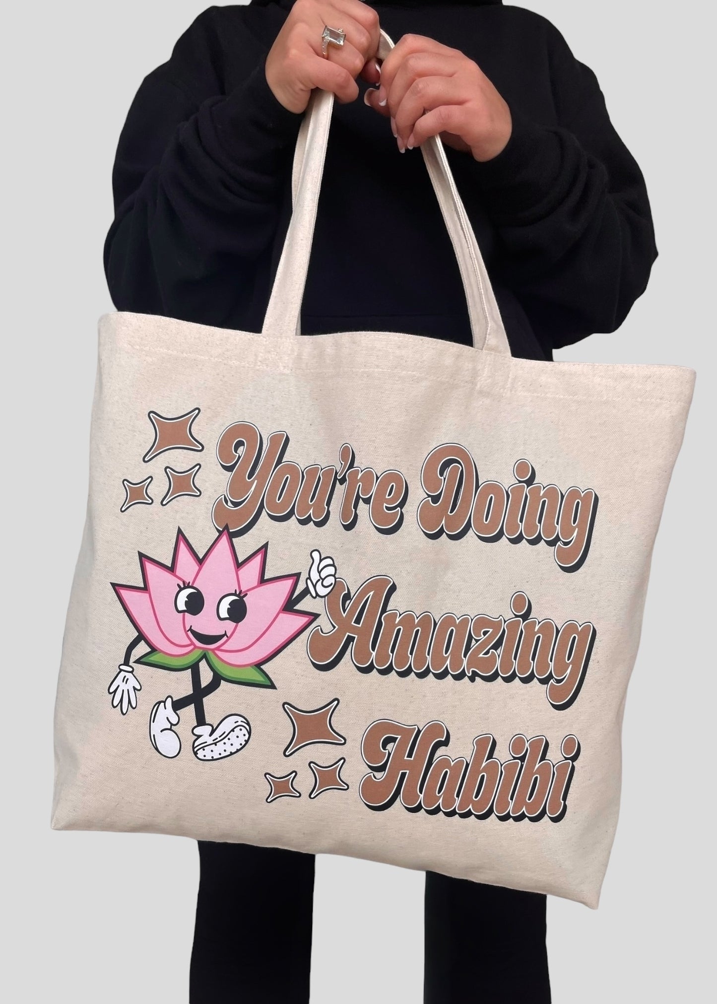 You're Doing Amazing Habibi Jumbo Tote