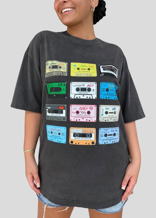Arabic Cassette Collection Tees