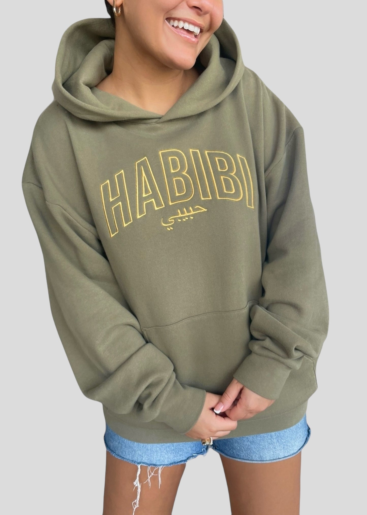 [Customizable] Embroidered Habibi Sweatshirts