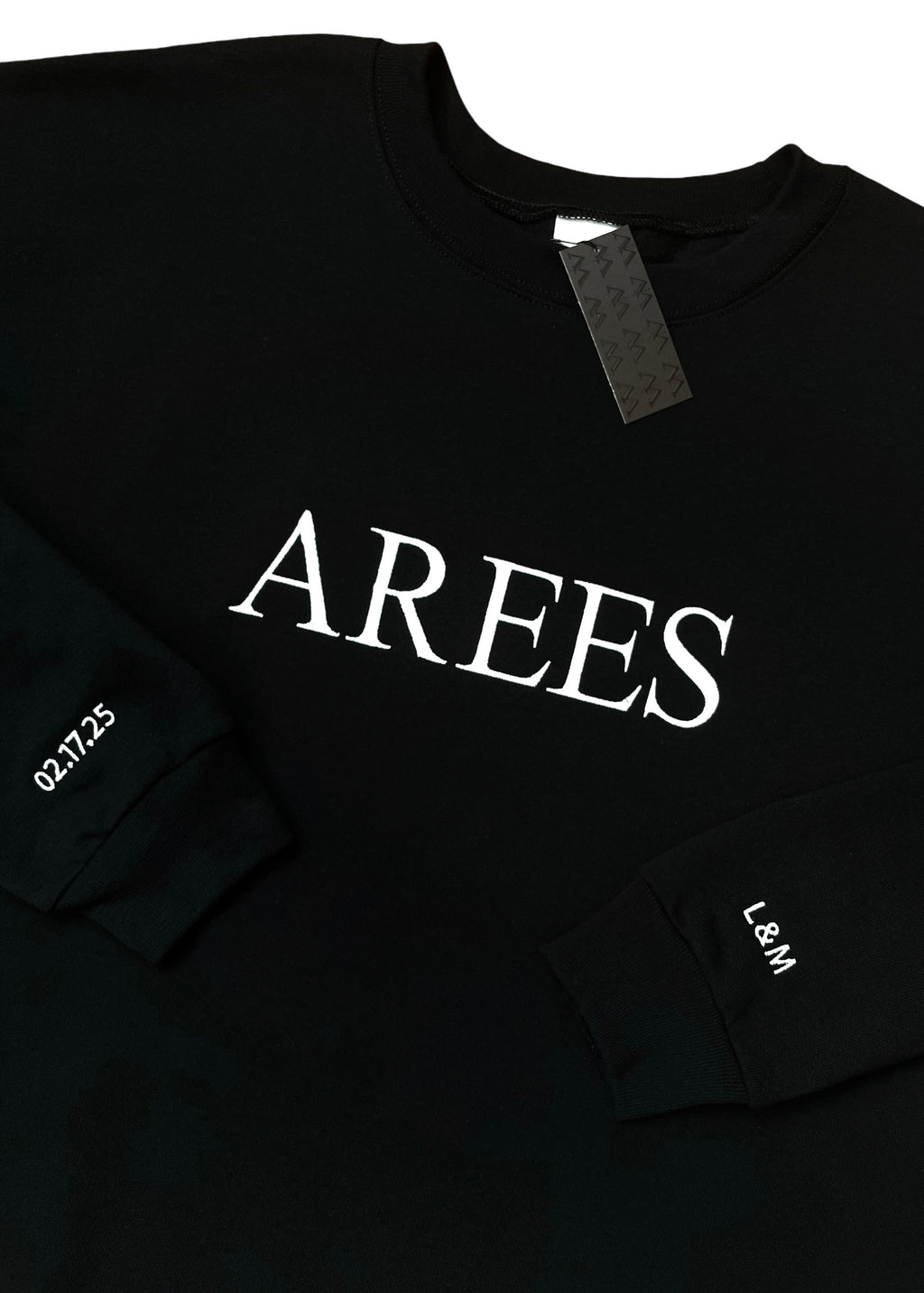 Embroidered Arees [Groom] Crewneck
