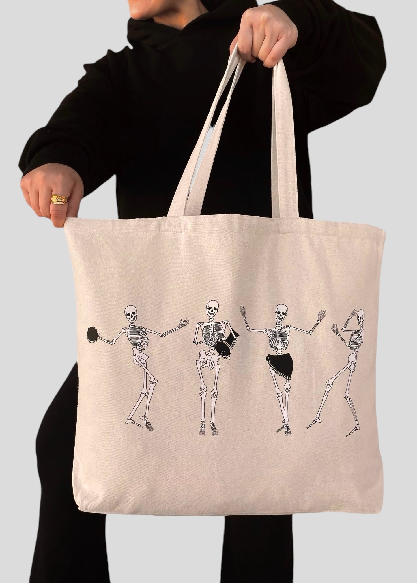 Belly Dancing Skeletons Jumbo Tote