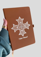 Limited Edition Smooth Customizable Coptic Cross Journals