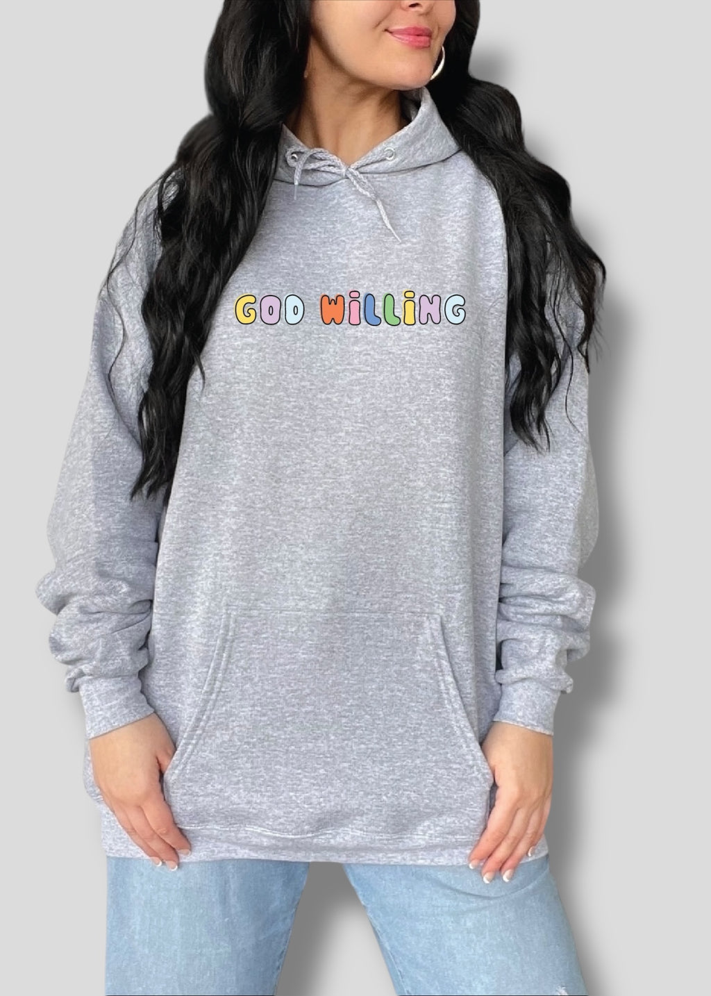 God Willing Doodle Sweatshirts
