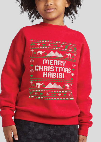 Merry Christmas Habibi - Ugly Christmas Sweatshirts [Adult, Youth & Toddler]