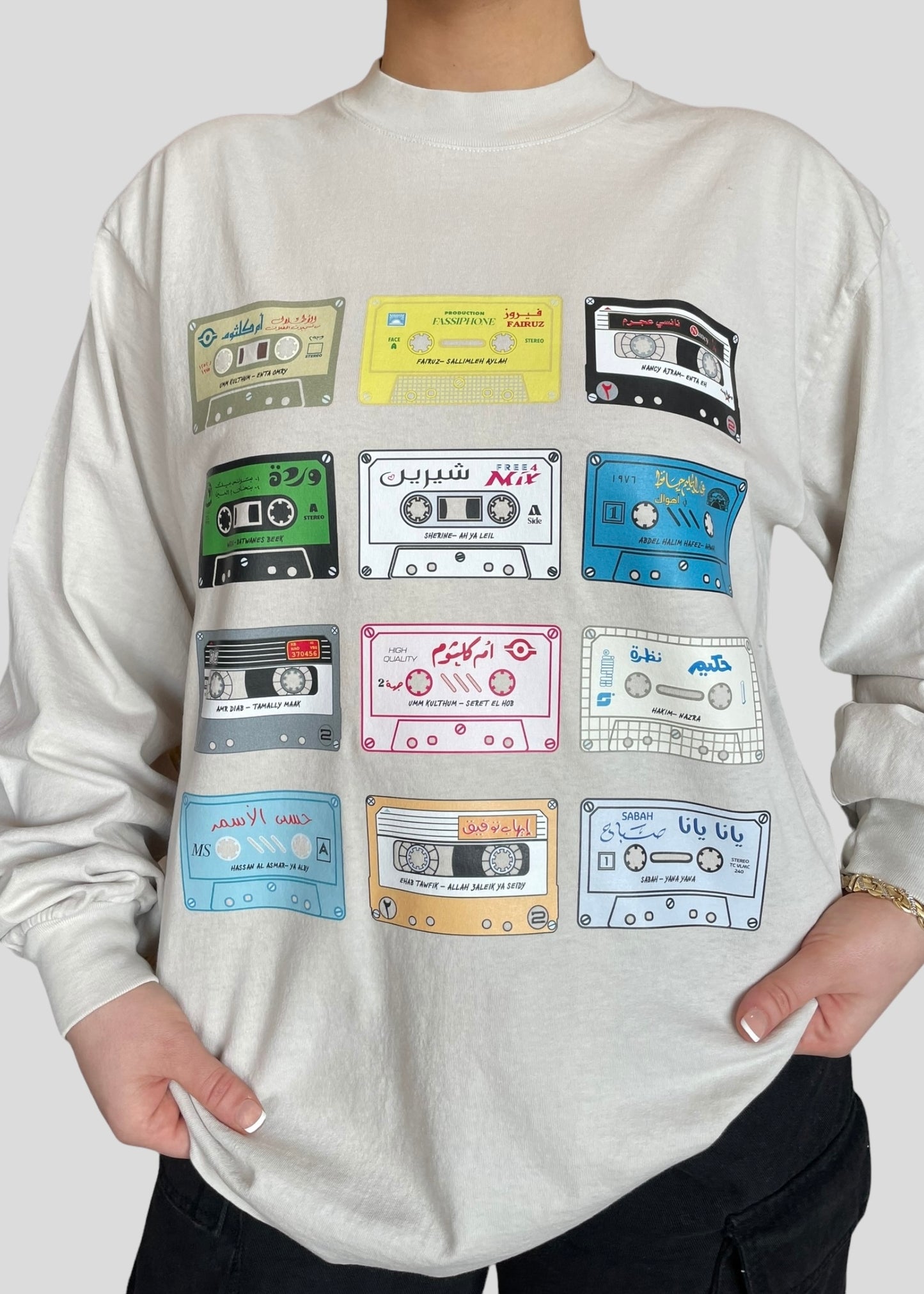 Arabic Cassette Collection Tees