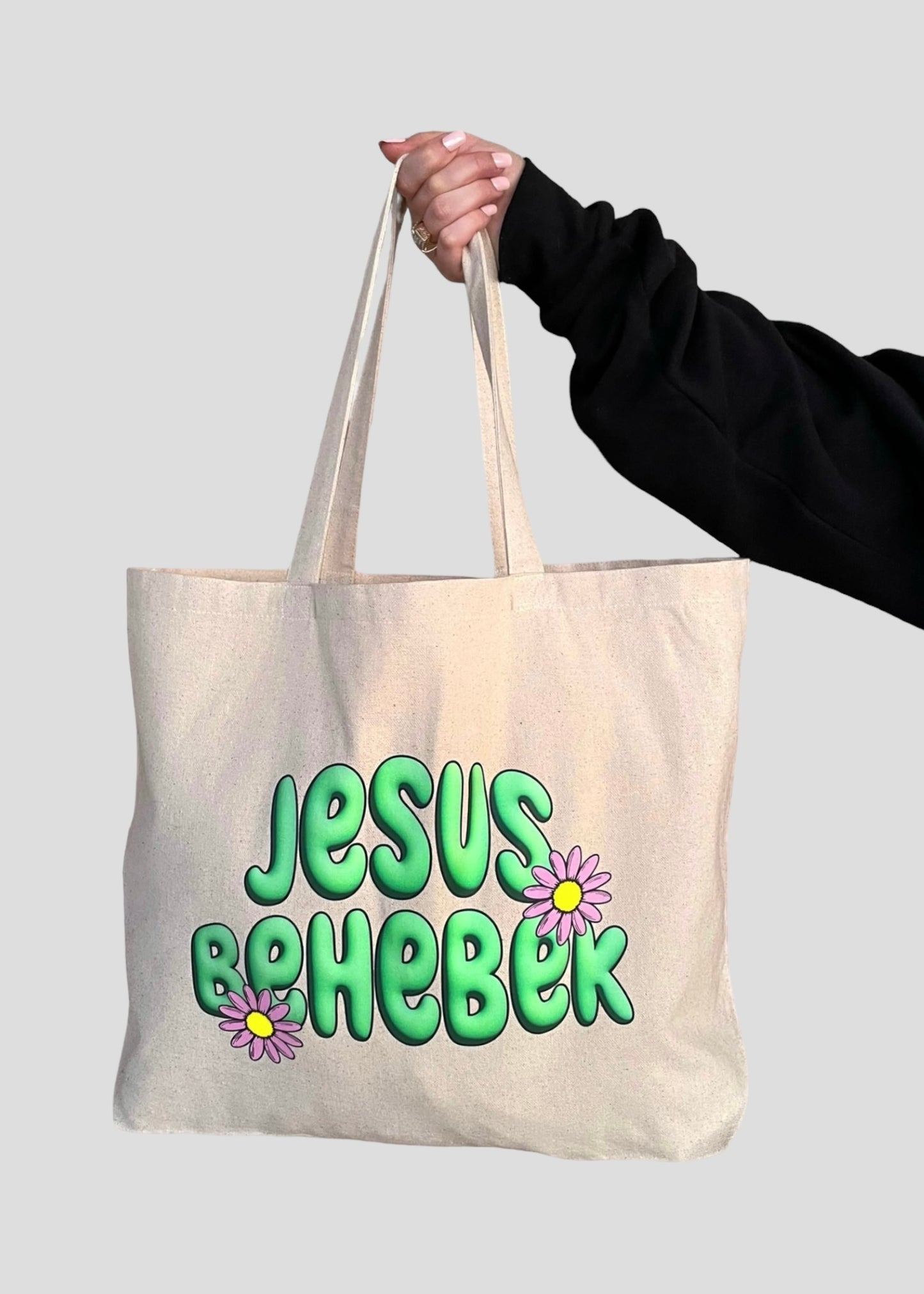 Jesus Behebek Jumbo Tote