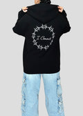Embroidered and Printed Last Words of Christ Hoodies
