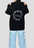 Embroidered and Printed Last Words of Christ Hoodies