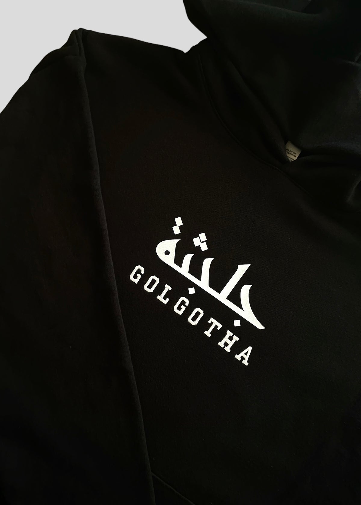 Embroidered and Printed Last Words of Christ Hoodies