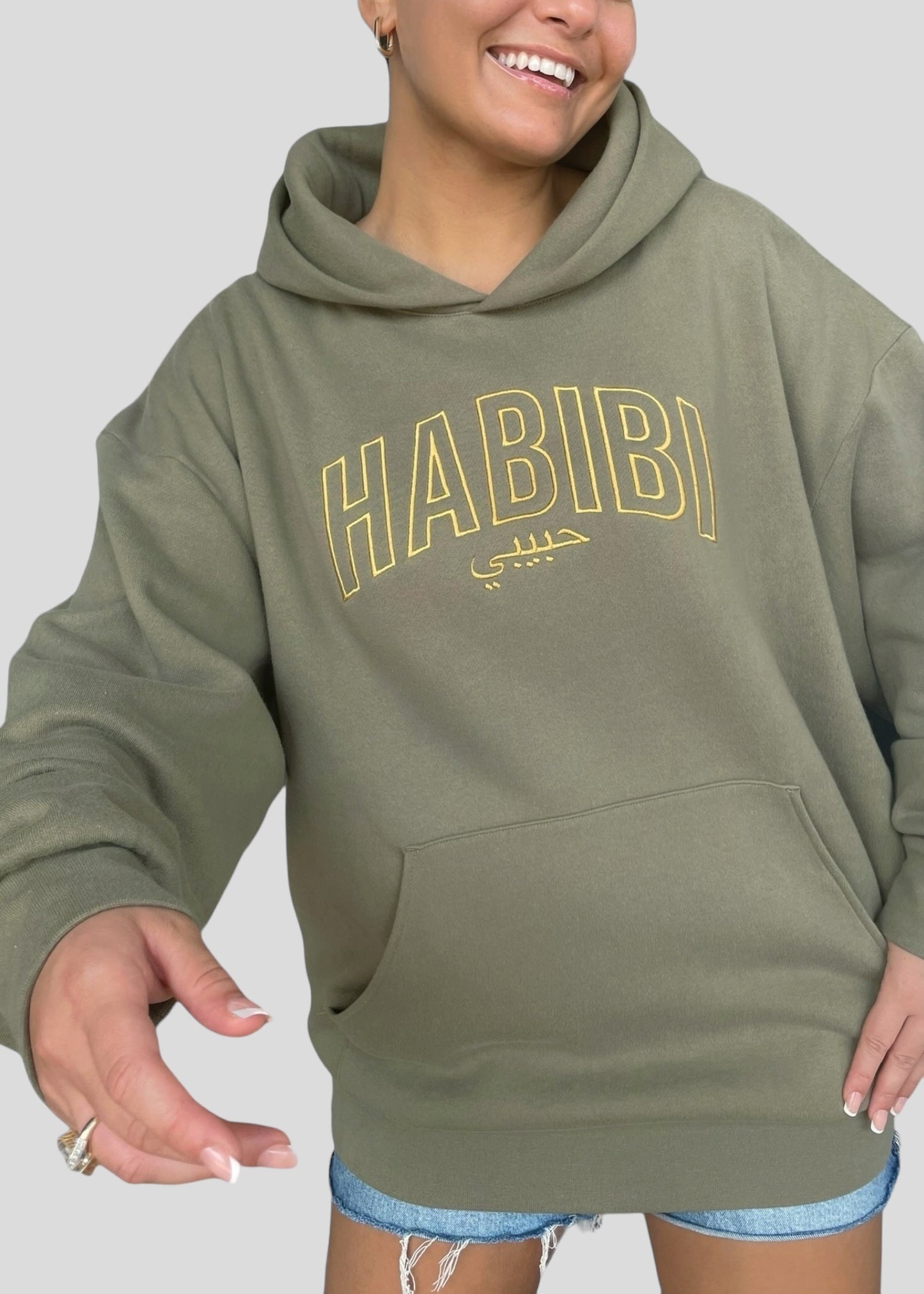 [Customizable] Embroidered Habibi Sweatshirts