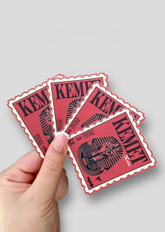 Kemet - King Tut Postage Stamp Vinyl Sticker