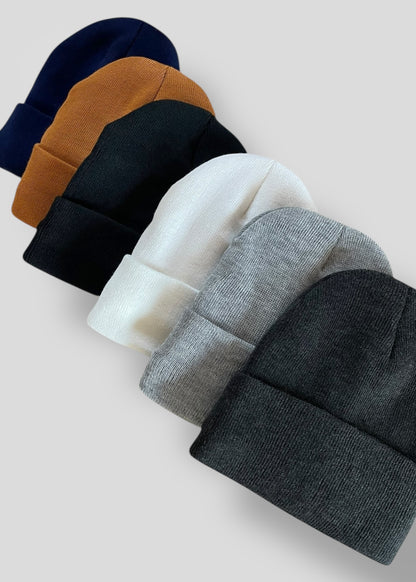 Coptic Cross Knit Sherpa Lined Beanie