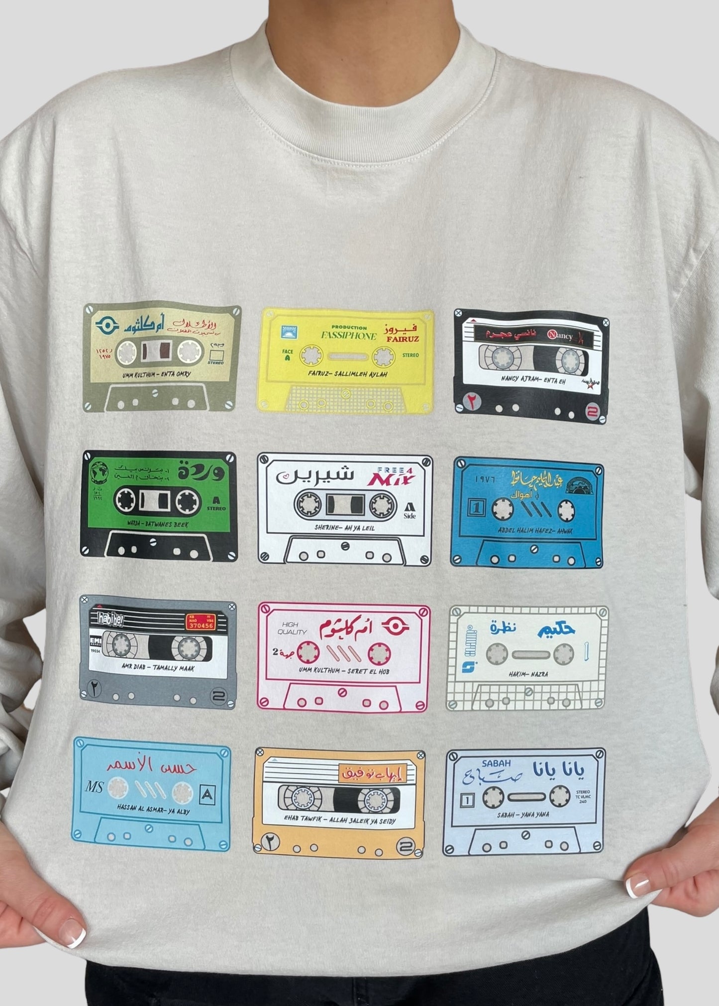 Arabic Cassette Collection Tees